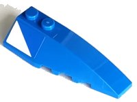 LEGO part Wedge 6 x 2 Right with White Triangle Pattern (Sticker) - Set 8093 41747pb050