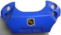 LEGO onderdeel Sports Hockey Chest Protector with NHL Logo on Blue Background Pattern (Sticker) - Set 3542 44791pb02