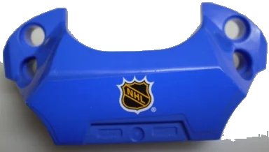 LEGO onderdeel Sports Hockey Chest Protector with NHL Logo on Blue Background Pattern (Sticker) - Set 3542 (44791pb02)