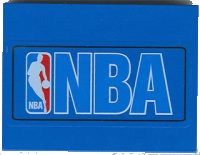 LEGO part Slope 10 6 x 8 with NBA Logo Blue Pattern (Sticker) - Sets 3432 / 3433 4515pb008