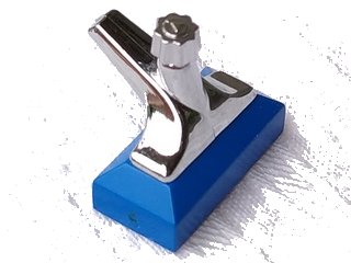 LEGO part Tap 1 x 2 Base with Chrome Silver Spout (69 / 70) (69c02)