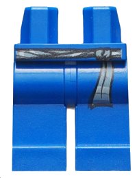 LEGO part Hips and Legs with Sash Pattern 970c00pb0131