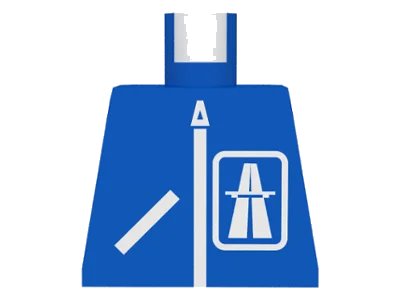 LEGO onderdeel Torso Highway Pattern (973p27)