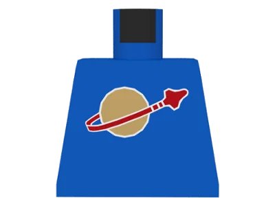 LEGO onderdeel Torso Space Classic Moon Pattern (973p90)