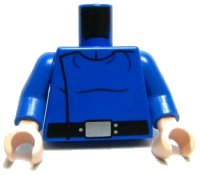 LEGO onderdeel Torso SW Republic Cruiser Crew Pattern / Blue Arms / Light Nougat Hands 973pb0443c01