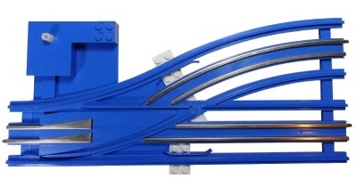 LEGO onderdeel Train, Track 12V Switch Point Left, Type 1 Manual (sw12v1leftM)