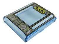 LEGO part Platte 2 x 8 x 8 mit A.I.R. Logo and Vents Pattern 30650pb01