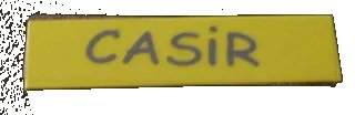 LEGO onderdeel Tile 1 x 4 with 'CASiR' Pattern (Sticker) - Set 5941 (2431pb0118)