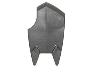 LEGO part Minifigure, Shield Broad Spiked Bottom and Cutout Corner (Uruk-hai Shield) (10049)
