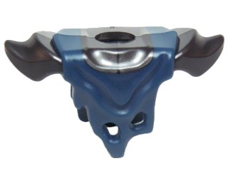 LEGO onderdeel Minifiguur Pantserschoudervullingen met Donkerblauwe Gescheurde Gewaden Patroon (20566pb02)