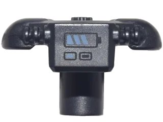 LEGO onderdeel Minifigure Scuba Tank with Shoulder Pads and Front Panel with Blue Battery Life Indicator Pattern (28716pb01)