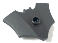 LEGO onderdeel Minifigure, Weapon Batarang, Shield Size with Stud on Front 37720a