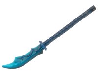 LEGO part Minifigure, Weapon Naginata with Marbled Trans-Light Blue Pattern 41159pb01