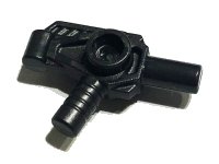 LEGO part Minifigure, Weapon Pistol, Bar on Front, Studs on Sides, Handle on Back and Bottom 50018b