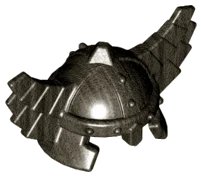 LEGO onderdeel Minifigure, Headgear Helmet with Wings (60747)