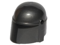 LEGO part Minifigure, Headgear Helmet with Holes, SW Mandalorian with Black Visor Pattern 87610pb09