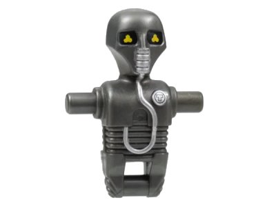 LEGO onderdeel Torso/Head Mechanical, 2-1B Medical Droid, Badge with "T" Pattern (89974pb01)
