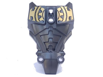 LEGO onderdeel Hero Factory Full Torso Armor with Gold Technical Gear Pattern (Bulk) (98569pb10)