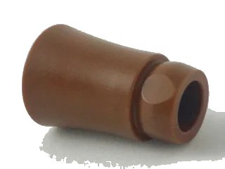 LEGO onderdeel Plant, Tree Palm Trunk - Long Smooth Connector (2536e)