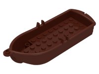 LEGO part Boat, 14 x 5 x 2 with Oarlocks and 2 Hollow Inside Studs 2551