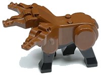 LEGO onderdeel Dog Body with Black Legs (from Three-Headed Dog) 40245c01