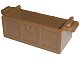 LEGO part Container, Treasure Chest Bottom with No Slots in Back 4738b