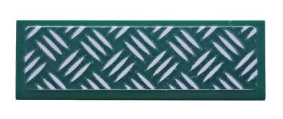LEGO onderdeel Tile 1 x 3 with Tread Plate Pattern (Sticker) - Set 75935 (63864pb104)