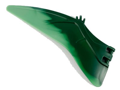 LEGO part Dinosaur Wing Pteranodon - Left with Marbled Sand Green Edge Pattern (98088pb05)
