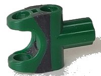 LEGO onderdeel Technic, Axle Connector 2 x 3 with Ball Joint  Socket and Axle Socket with Molded Black Rubber Insert Pattern x1192px3