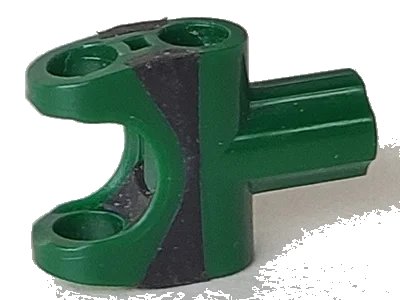 LEGO onderdeel Technic, Axle Connector 2 x 3 with Ball Joint  Socket and Axle Socket with Molded Black Rubber Insert Pattern (x1192px3)