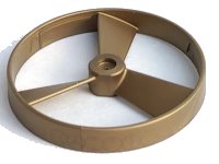 LEGO onderdeel Bionicle Rhotuka Spinner (Propeller / Rotor) with Code on Side Pattern 50899pb01