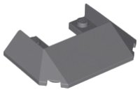 LEGO part Cuña 6 x 4 Recortada (Techo de Tren) 13269