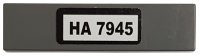 LEGO onderdeel Tegel 1 x 4 met Zwart 'HA 7945' op Witte Achtergrond Patroon (Sticker) - Set 7945 2431pb0138