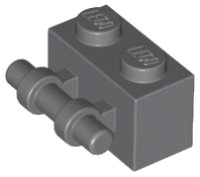 LEGO part Brique, Modifiée 1 x 2 avec Poignée Barre sur Côté 30236