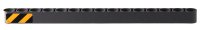 LEGO part Technic, Liftarm Thick 1 x 15 with Black and Yellow Danger Stripes Pattern Model Right Side (Sticker) - Set 42098 32278pb029R