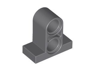 LEGO onderdeel Technic, Pin Connector Plaat 1 x 2 x 1 2/3 met 2 Gaten (Dubbel Bovenkant) (32530)