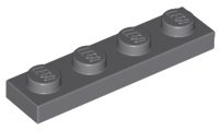 LEGO part Plate 1 x 4 (3710)