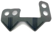 LEGO part Minifigure Skirt Cloth, Pointed Bottom with Black Lines Pattern 37580