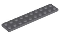LEGO part Plate 2 x 10 3832