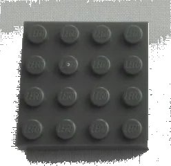 LEGO onderdeel Magnet Brick, Modified 4 x 4 Sealed Base (388c01)