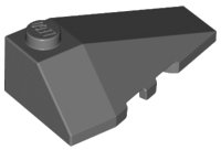 LEGO onderdeel Wedge 4 x 2 Triple Right 43711