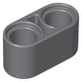 LEGO part Technic, Liftarm Thick 1 x 2 43857
