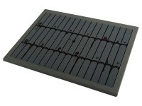 LEGO part Slope 10 6 x 8 with Roof Tiles and Reddish Brown Dirt Pattern (Sticker) - Set 60173 4515pb063