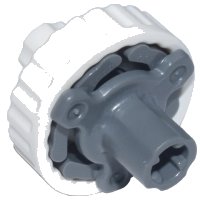 LEGO part Technic, Clutch Connector with White Outside (46835 / 46834) 46835c01