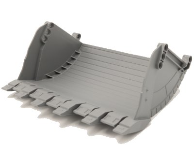 LEGO part Technic Digger Bucket 10 x 19 (46891)
