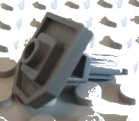 LEGO part Large Figure Shield Holder with Axle 47474