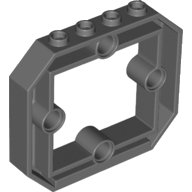 LEGO part Panel 1 x 6 x 4 1/3 with Window and 4 Pin Holes (49699)
