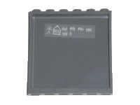 LEGO part Panel 1 x 6 x 5 with Stick Figure, House, and Tally Marks on Inside Pattern (Sticker) - Set 7744 59349pb008