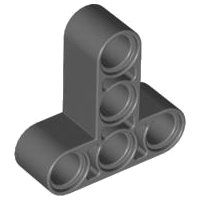 LEGO part Technic, Liftarm, Modified T-Shape Thick 3 x 3 60484