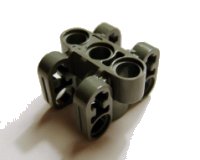 LEGO part Technic, Axle and Pin Connector Block 3 x 3 x 2 (Linear Actuator Holder) 61905